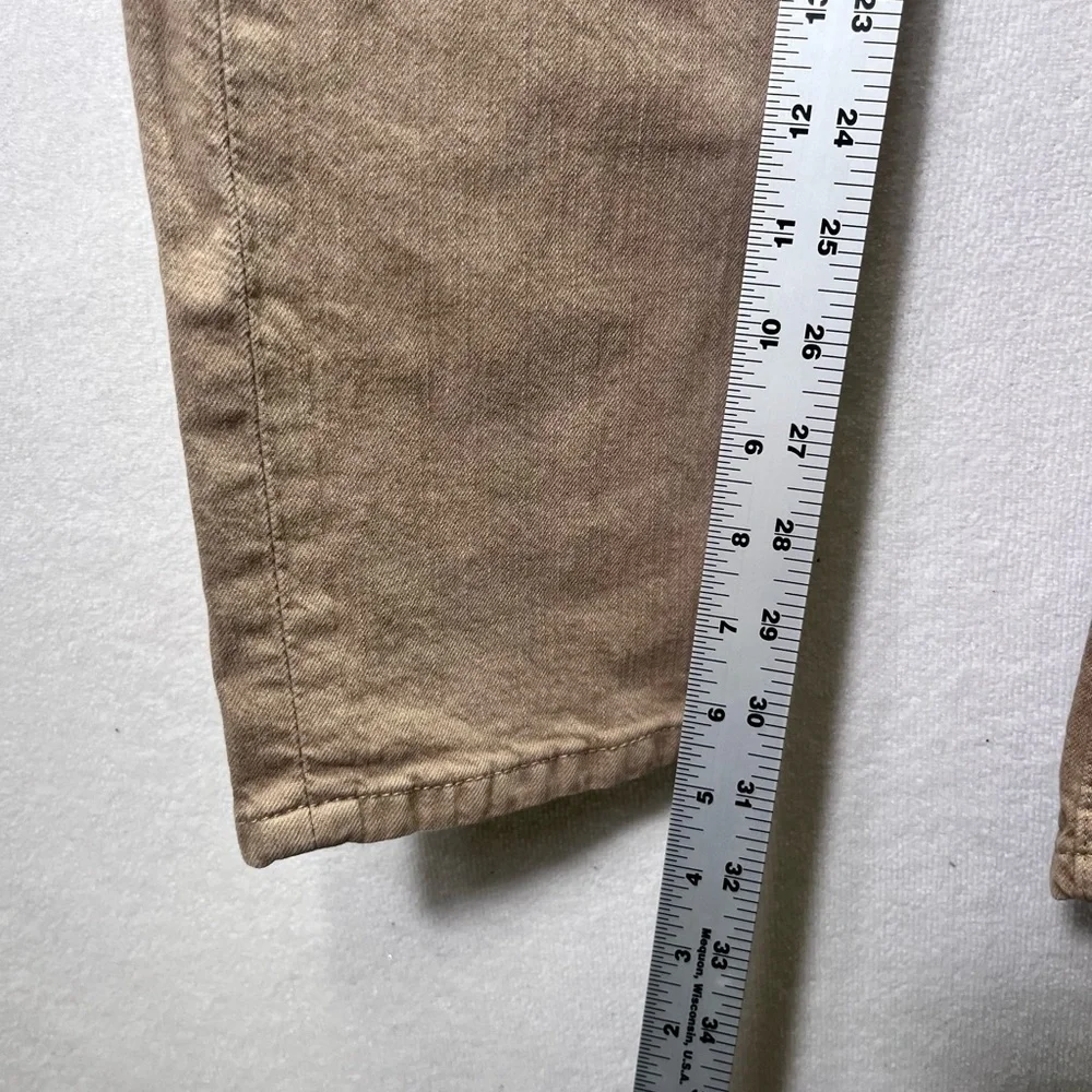 Levi’s 513‎ Slim Straight Jeans Mens 33/32 Khaki Tan Chino Pants Stretch 2407